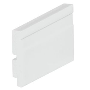 Rodapé Alizares 7cm Branco 2,0 Metros Arquitech