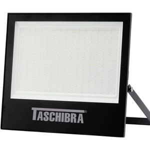 Refletor Led de 200 Watts Bivolt de 6500k na Cor Preta Taschibra
