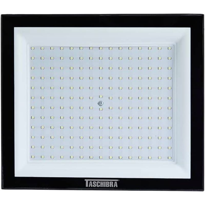 Refletor-Led-de-200-Watts-Bivolt-de-6500k-na-Cor-Preta-Taschibra