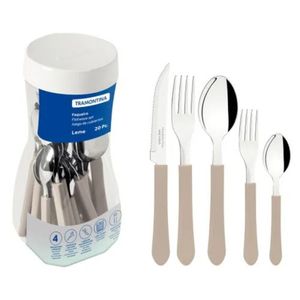 Faqueiro Inox 20 Peças Leme Cinza Tramontina