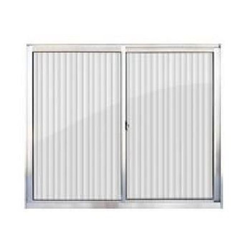 Janela-em-Aluminio-1-00lx1-00a-2-Folhas-de-Correr-Vidro-Canelado-Branca-Quality