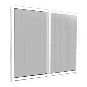 Janela 1,20lx1,00a 2 Folhas Vidro Canelado Branco Quality