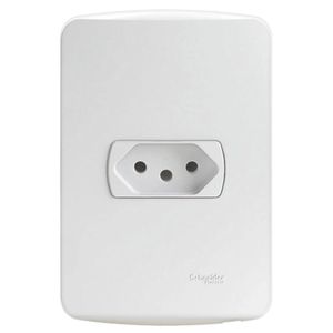 Tomada 2p+t 20 Amperes 250 Volts Branco Miluz Schneider