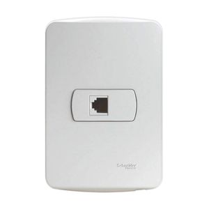 Tomada Rj11 2 Fios Branco Miluz Schneider