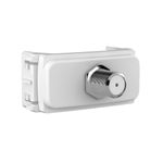 Conjunto-Tomada-para-Antena-de-Tv-para-Cabo-Coaxial-9mm-Branco-Miluz-Schneider