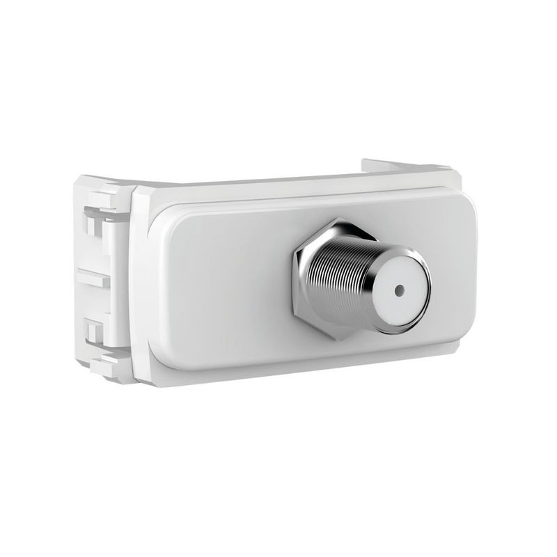 Conjunto-Tomada-para-Antena-de-Tv-para-Cabo-Coaxial-9mm-Branco-Miluz-Schneider