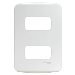 Placa 4x2 2 Postos Separados Branco Miluz Schneider