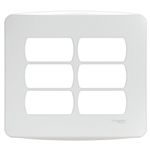 Placa-4x4-com-6-Postos-Branco-Miluz-Schneider