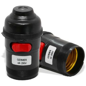 Isolador Soquete E27 4A/250V Com Interruptor Germer