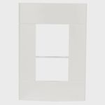 Placa-de-4x2-polegadas-com-3-Postos-na-Cor-Branco-Lunare-Schneider