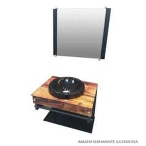 Conjunto de Vidro para Cuba de Bancada Gg50apxe Amadeirado Vmex