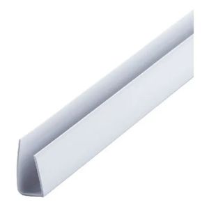 Rodaforro Pvc Tipo"u" 6 m Branco Gelo Plasflex