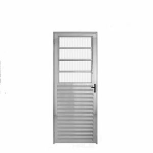 Porta Lado Direito Basculante Home 0,80x2,10 Metros Folha de Vidro Liso Quality