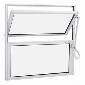Basculante 2 Folhas Vidro Liso Branco 40lx40a Home Quality