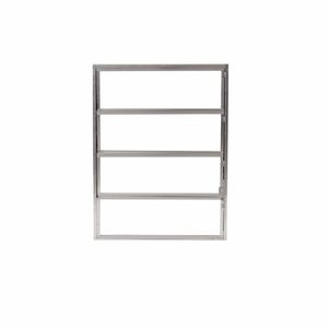 Basculante 4fls Vidro Liso Branco 40lx80a Quality