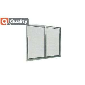Janela 0,80lx1,00a 2 Folhas com Grade Vidro Canelado Quality