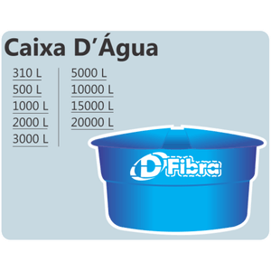 Caixa Água Fibra Vidro 15000 Litros Dfibra