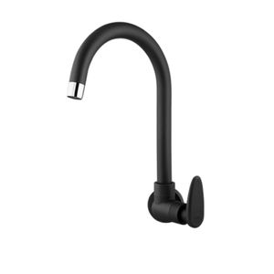 Torneira de Parede Allure Decore Preto Foz para Cozinha Viqua