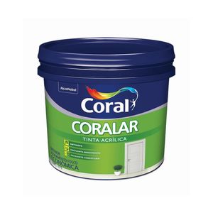 Tinta Coralar Acrílica Branco Neve 15 Litros Coral