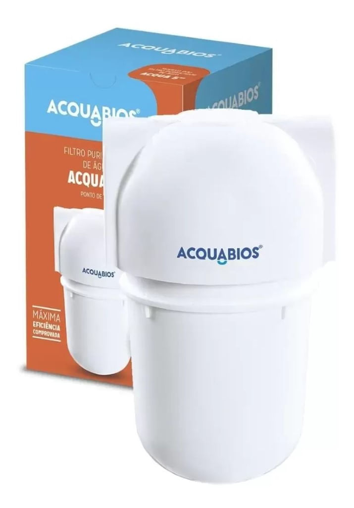 Filtro Acqua Branco Carbon Block Acquabios