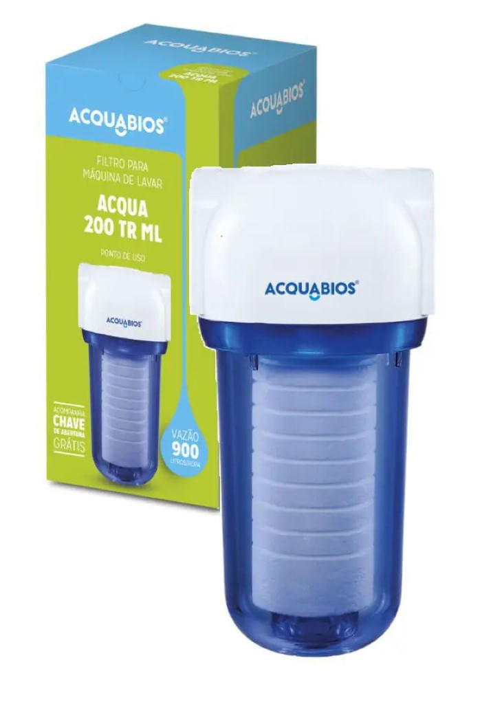 Filtro-Acqua-200-Transparente-para-Maquina-de-Lavar-Acquabios