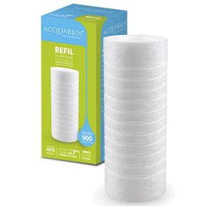 Refil de Polipropileno Ranhurado 7 para Filtro de Máquina de Lavar Acquabios