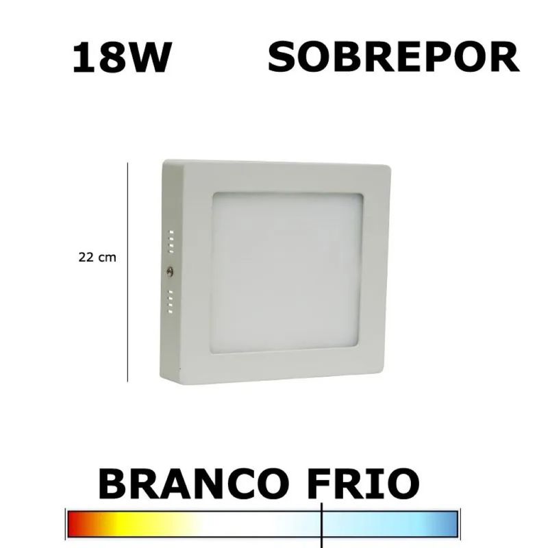 Luminaria-Led-de-Sobrepor-Quadrada-18w-6500k-Embuled