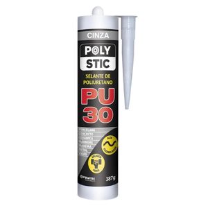 Selante Polystic PU30 Cinza 387g Pulvitec