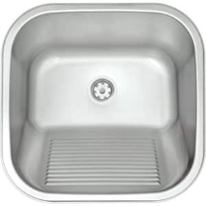 Tanque de Inox Polido com Encaixe 40x40cm Tramontina