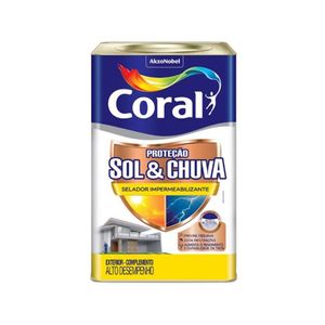 Resina Acrílica Impermeável Sec Incolor 18 Litros Coral