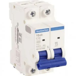 Minidisjuntor 2p 10a 3ka Tdj3-2c10 Tramontina