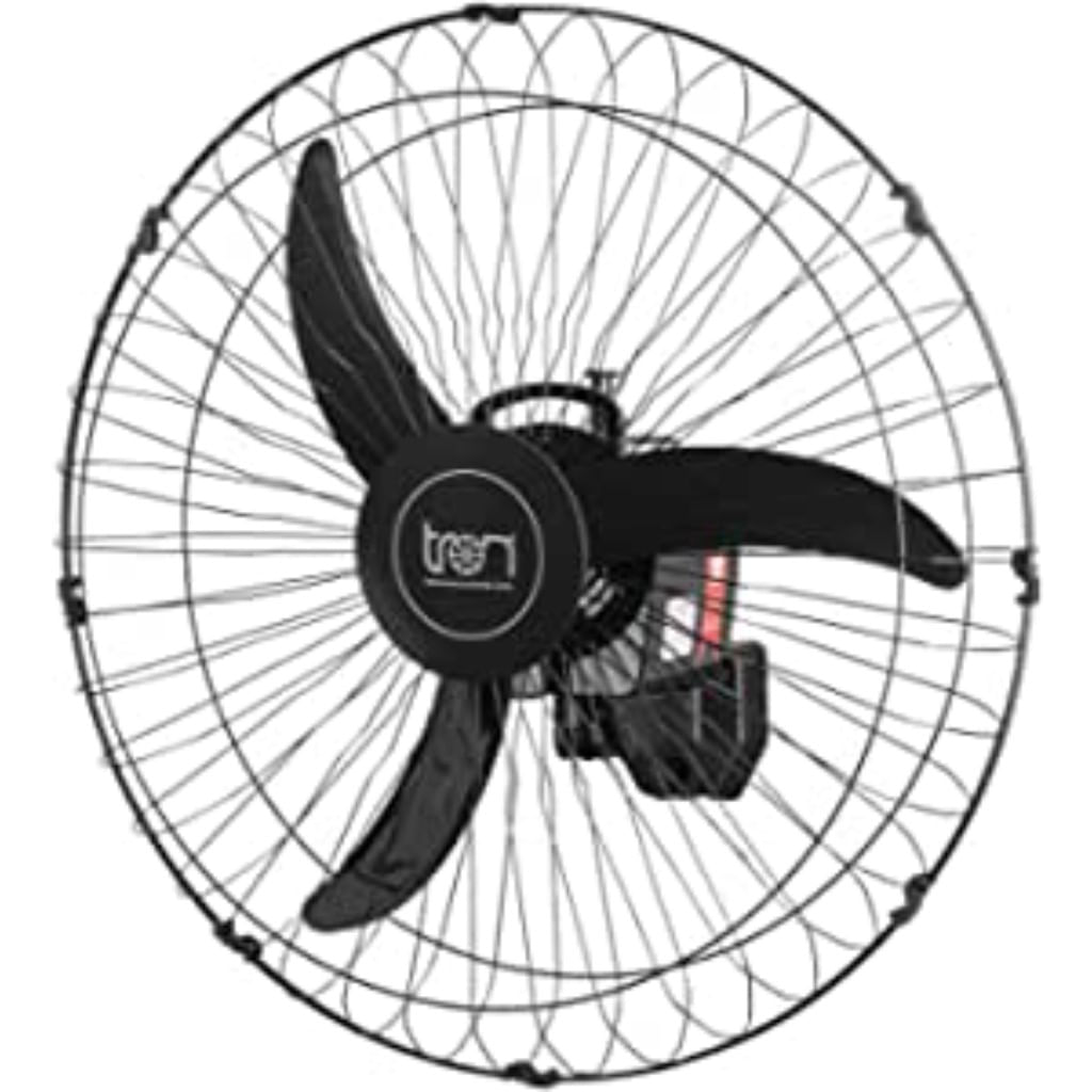 Ventilador De Parede Bivolt 60cm 140w Preto Tron