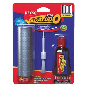 Fita Vedatudo Alumínio 10cm x 1Metro Dryko