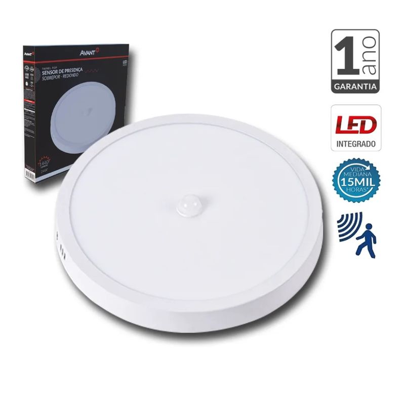 Painel-de-Embutir-Pop-Sensor-Redondo-24w-6500k-Bivolt-Avant