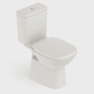 Kit Completo de Bacia com Caixa Acoplada Debba Classic Bege Roca