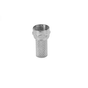 Conector Tv Coaxial Com Rosca Rg59 Foxlux