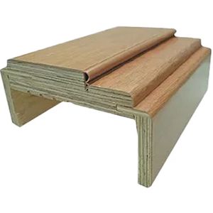 Kit Caixilho/Alisar Ch Fibra Curupixa 12Cm Solida