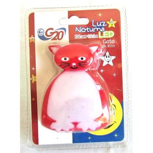 Luz Noturna Gato Led Ldl 30111 G20
