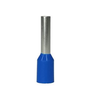 Terminal Pré-Isolado Tubular Simples Azul 2,5mmX8mm G20