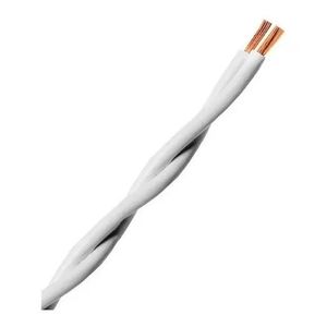 Cabo Torcido 300v 2X4,0mm Branco Mt Sil