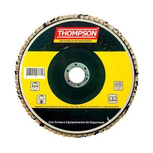 Disco Flap Zirconio Grão-36  7 Polegadas Thompson