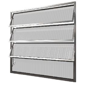 Basculante 80LX80A Vidro Canelado Home