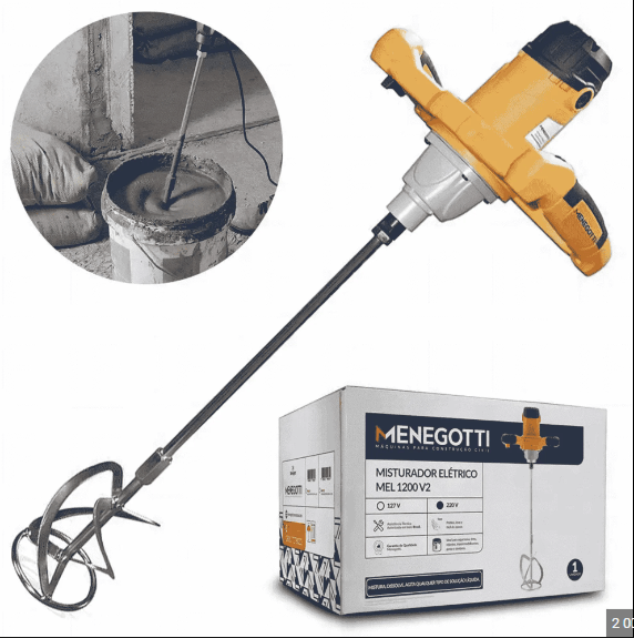 Misturador-Eletrico-Mel1200-V2-Com-Motor-Mono-127V-60HZ-1200W-Menegotti