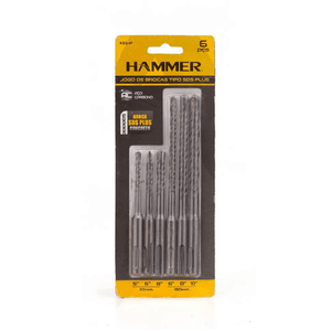 Jogo De Brocas 6 peças Hammer