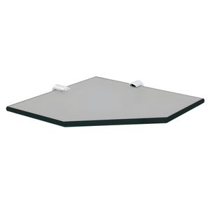 Prateleira de Canto 200x200x8mm Cinza Tempernorte