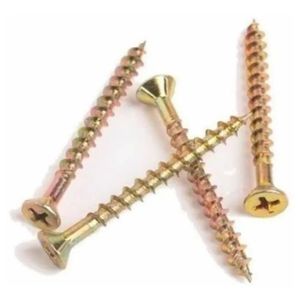 Parafuso Para Bucha 4,0x30mm Phillips Cabeça Chata Bicromatizada Jomarca