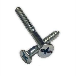 Parafuso Madeira 4,2x25mm Phillips Cabeça Chata Zincado Jomarca