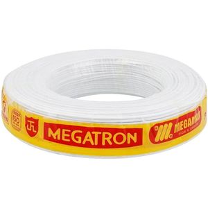 Cabo Paralelo 300V 2x2,5mm Branco Peça Megatron