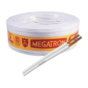 Cabo Paralelo 300V 2x1,00mm Branco Peça Megatron