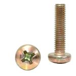 Parafuso-Maquina-M8x25mm-Phillips-Cabeca-Panela-Bicromatizado-Jomarca